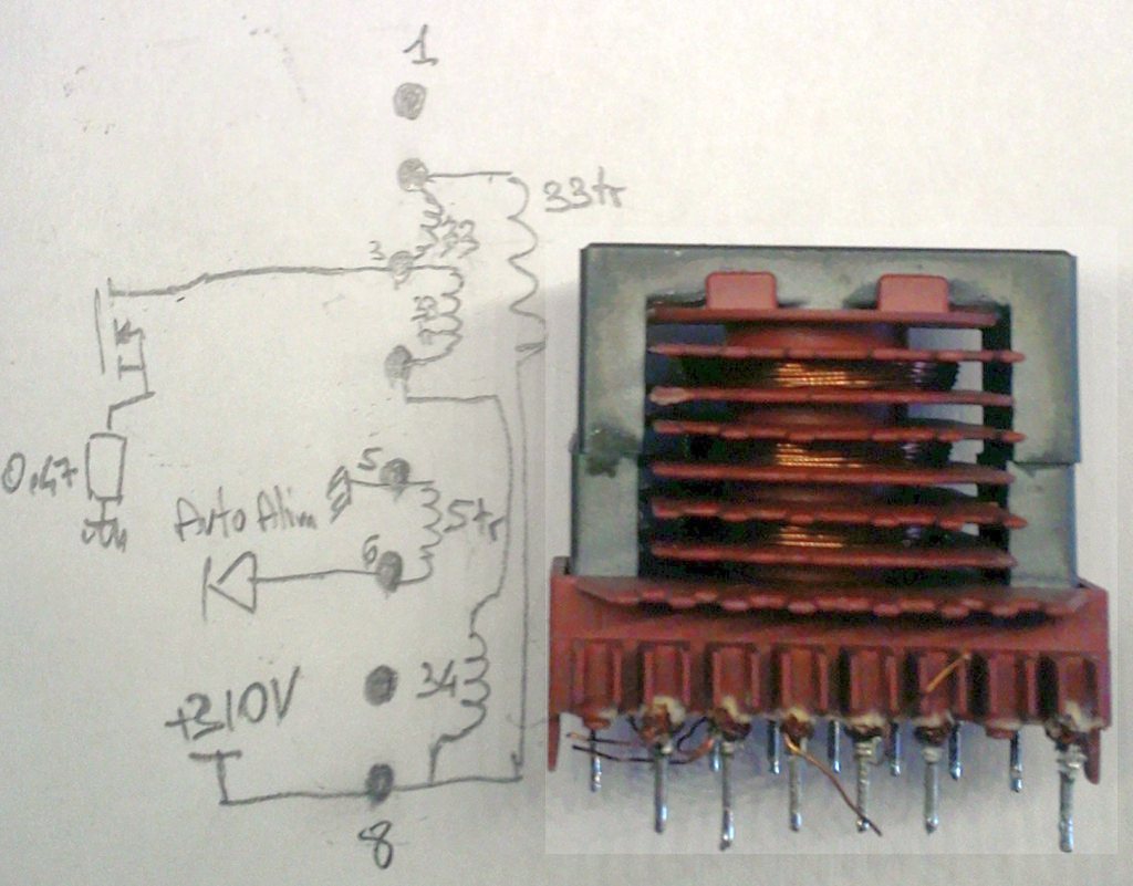 Alimentation a découpage Flyback électronique schéma astuces fonctionnement  pannes ⚡️⚠️ 